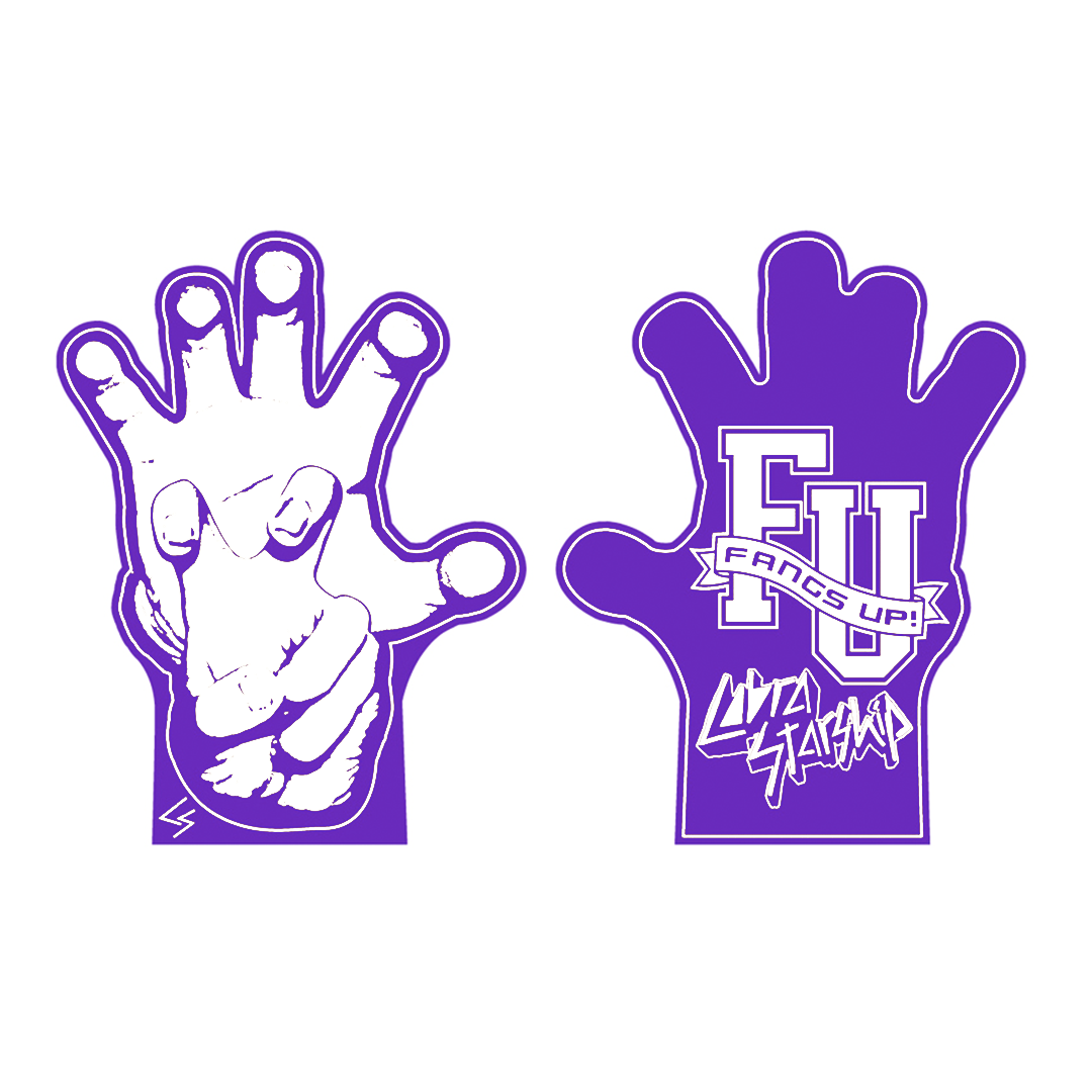 Fangs Up Foam Finger